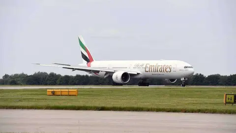 Un Boeing 777 de Emirates.