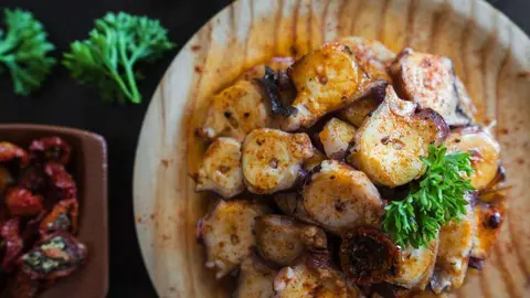 Plato de pulpo. (Cedida)
