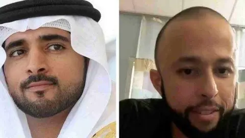 El jeque Hamdan y el emiratí enfermo de cáncer.