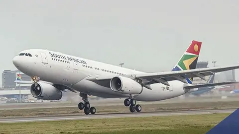 Un avión de South African Airways. (SAA)