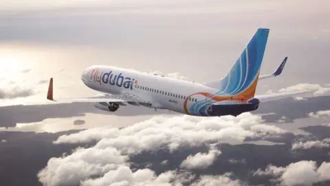 Un Boeing 737 de Flydubai.
