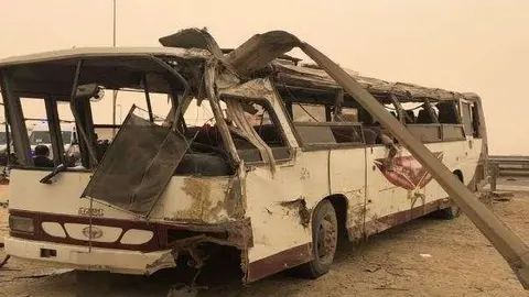 Estado en el que quedó uno de los vehículos implicados en el accidente.