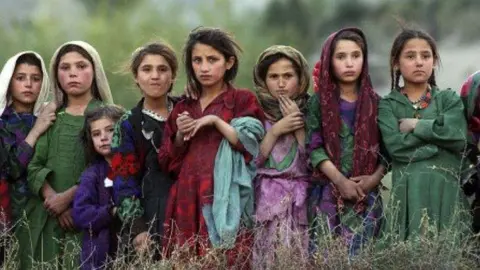 Niñas en Afganistán. (Fuente externa)