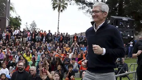 Tim Cook, director ejecutivo de Apple.