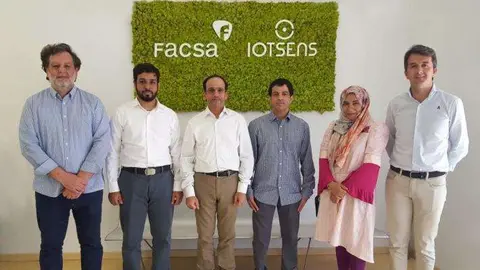 Representantes de la empresas de aguas de Abu Dhabi en Castellón.