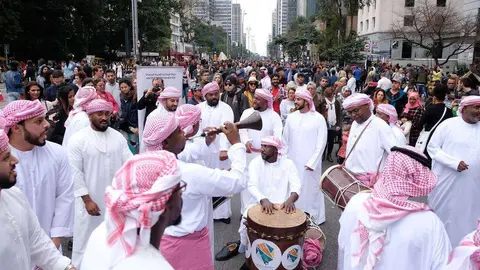 Las actividades que lleva a cabo el emirato de Sharjah en Sao Paulo levantan gran expectación. (WAM)