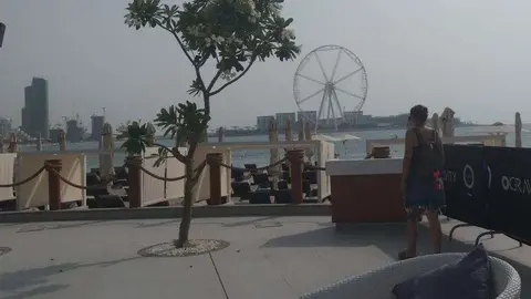 Un club de playa en Dubai Marina. (EL CORREO)