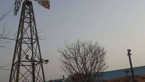 Una imagen de una área de servicio en la E-11. (EL CORREO)