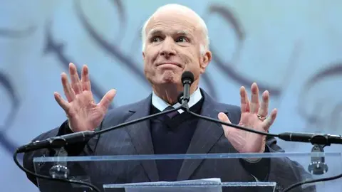 El senador republicano John McCain.