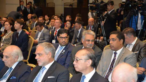 Inauguración de la conferencia internacional contra las pruebas nucleares en Astana. (WAM)