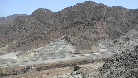 La zona montañosa del emirato de Fujairah.