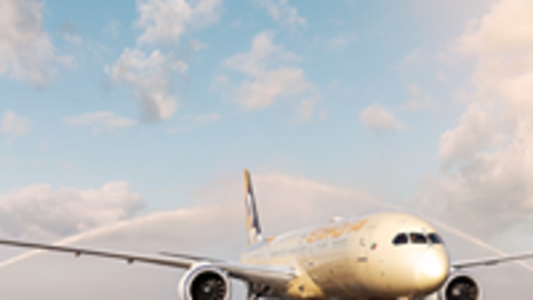 Un avión de Etihad Airways.