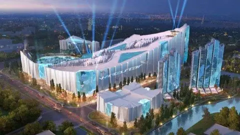 El operador con sede en Dubai Majid Al Futtaim dirigirá en China el parque de esquí más grande del mundo.