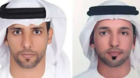 Los dos primeros astronautas emiratíes.