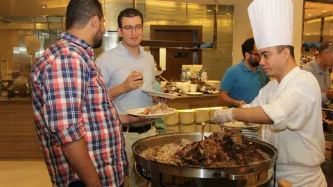 Restaurante Sufra, ubicado en el hotel Hyatt Regency Dubai Creek Heights. (EL CORREO)