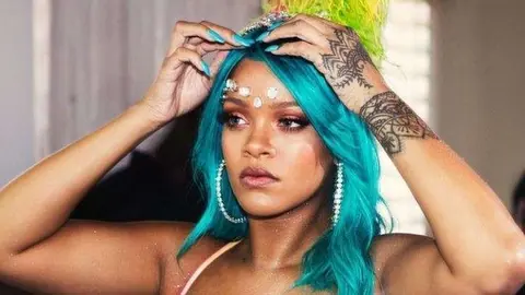 Una imagen de Rihanna de Instagram.