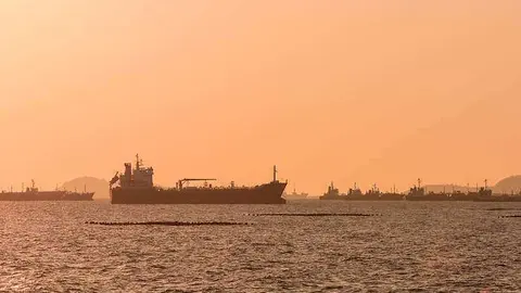 Un petrolero en el mar. (Fuente externa)