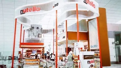 Café Nutella en Aeropuerto de Dubai.