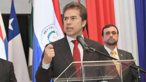 El ministro de Relaciones Exteriores de Paraguay, Luis Alberto Castiglioni. (Peru21)