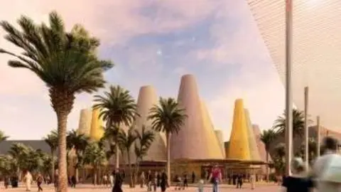 El Pabellón de España en la Expo 2020 de Dubai.