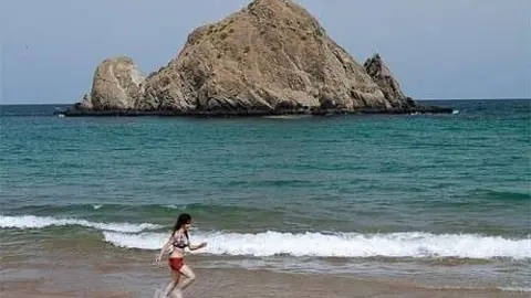 Las montañas de Khorfakkan en el emirato de Sharjah.