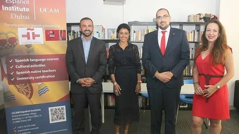 De izquierda a derecha, Santiago Jiménez, Soledad Blanco, Marco Bruno y Carolina Carrillo. (EL CORREO)