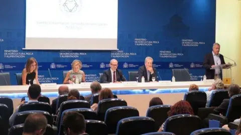 Un momento de la presentación de la campaña de INEROVIC en Madrid.