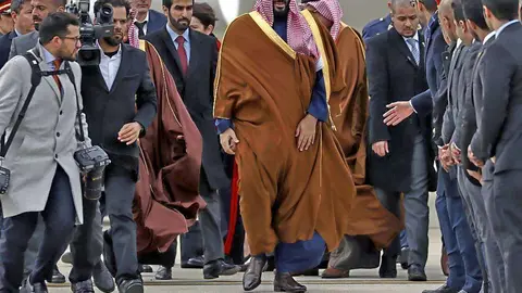 El príncipe heredero de Arabia Saudita visitó España en abril de 2018.