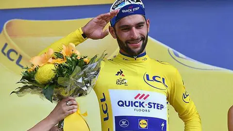 El colombiano Fernando Gaviria ciclista del Quick-Step. (AFP)
