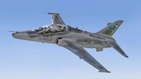 Avión Hawk de la Real Fuerza Aérea Saudita. (BAE System)