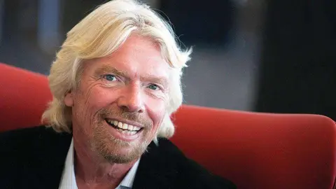 Richard Branson, propietario de Virgin Galactic.