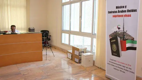 Dependencias consulares en la Embajada de México en Abu Dhabi. (EL CORREO)