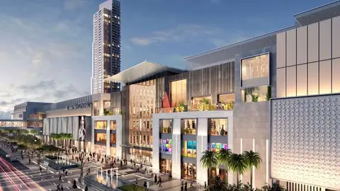 Maqueta del nuevo centro comercial de Abu Dhabi.