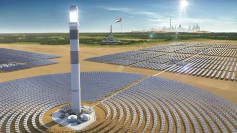 El Parque Solar de Dubai.
