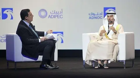 El ministro de Energía de EAU, en Abu Dhabi. (EL CORREO)