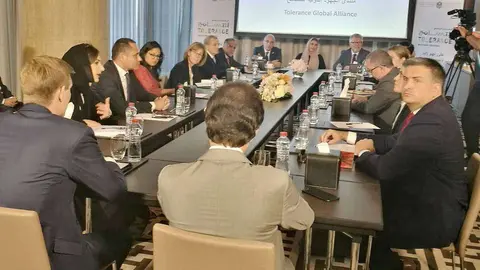 Mesa redonda sobre 'Tolerancia' desarrollada en Dubai. (Cedida)