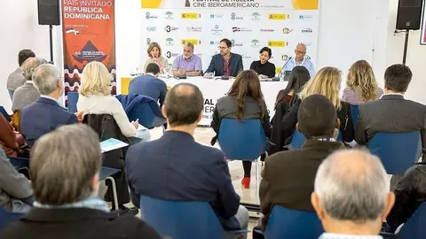 Acto de presentación del cine producido en la República Dominicana. (Cedida)