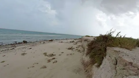 Una imagen de la playa virgen de Jebel Ali.