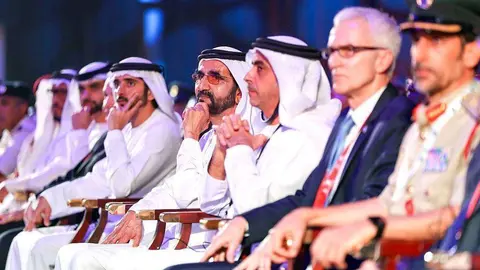 La ceremonia de apertura tuvo lugar en presencia de Su Alteza el jeque Mohammed bin Rashid Al Maktoum. (WAM)