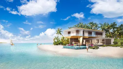 Una vivienda en la Isla de Alemania en Dubai.