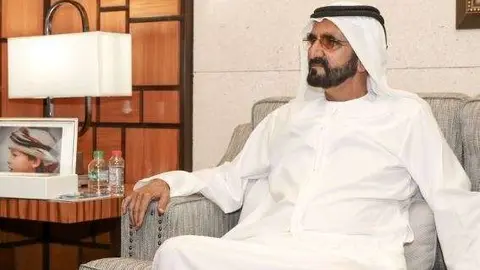 El gobernante de Dubai en una imagen de la agencia de noticias WAM.