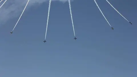 El equipo Al Fursan de Emiratos Árabes. (EL CORREO)