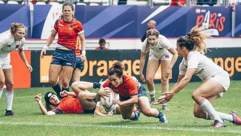 La selección española de rugby.
