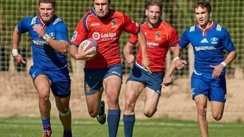 La selección española de rugby.