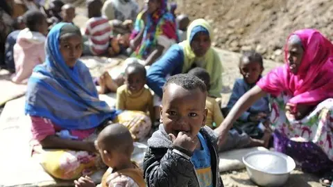 Una imagen de refugiados en Yemen a moso ilustrativo. (Fuente externa)