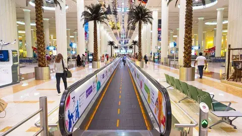 Una imagen de la Terminal 3 en el Aeropuerto Internacional de Dubai.