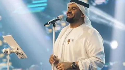 El cantante emiratí Hussain Al Jassmi. 