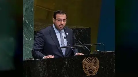 Saud Hamad Al Shamsi, representante permanente adjunto de Emiratos Árabes Unidos ante la ONU.
