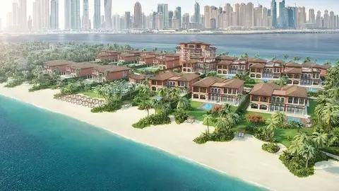 Villas en La Palmera de Dubai.