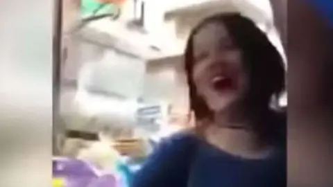 Una captura de pantalla del vídeo difundido.